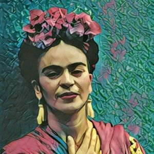 Frida Kahlo 4x5.5" magnet
